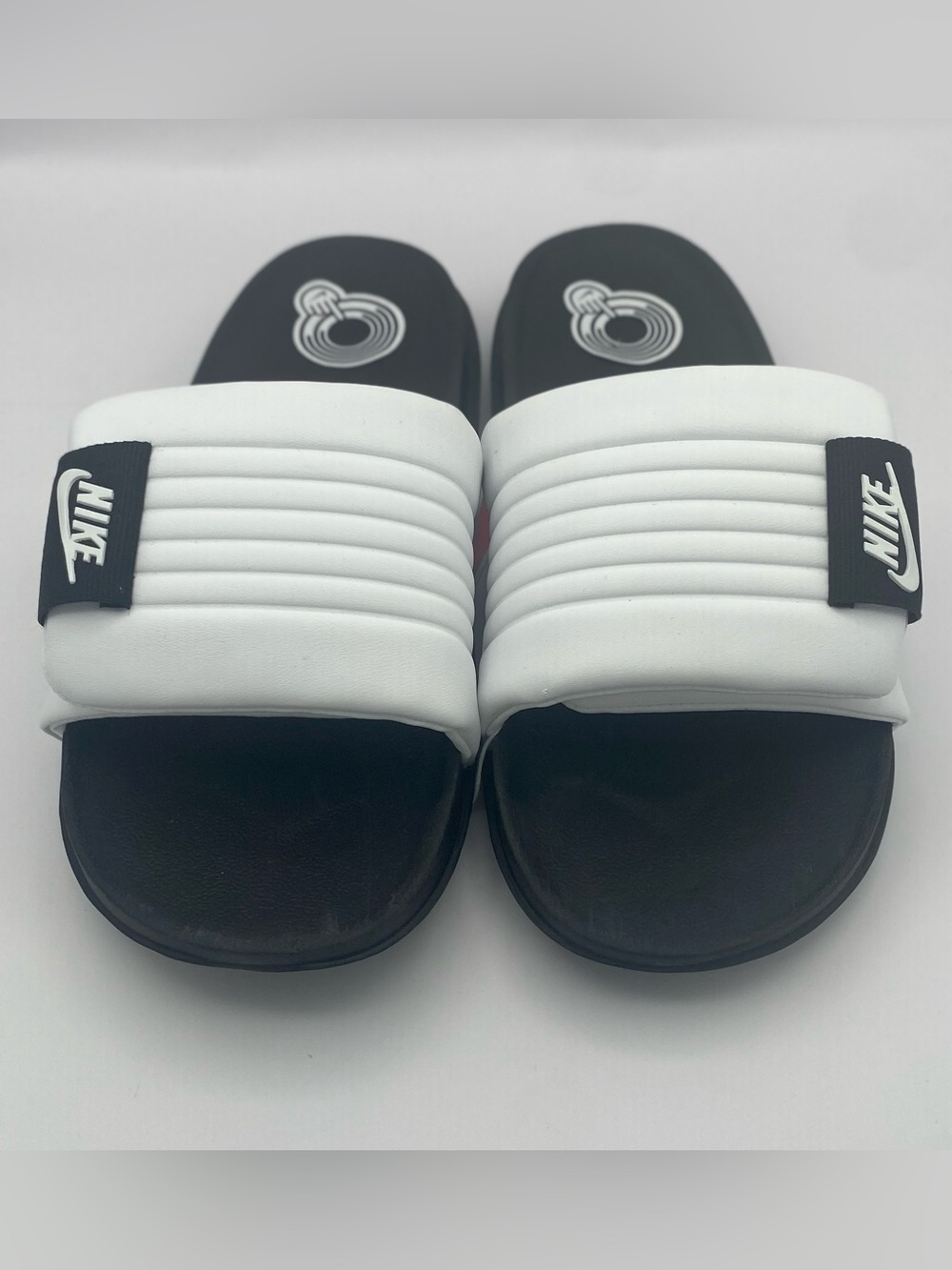 Nike Offcourt Adjust Slide Mens Size 8 Summit White Comfort Sandals DQ9624-100